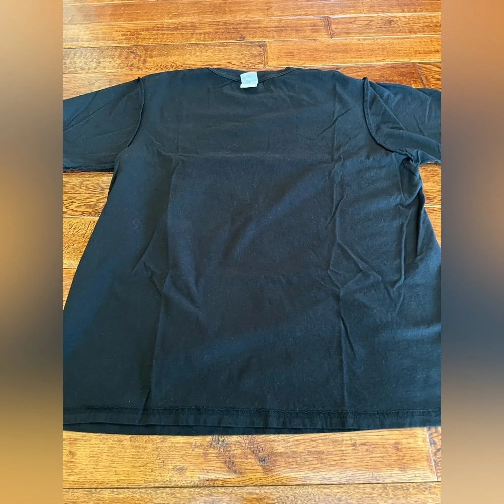 Japan Samurai Graphic T-Shirt Short Sleeves Unisex Black Size L